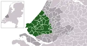 Localisation de Région métropolitaine de Rotterdam-La Haye