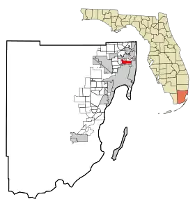 Localisation de Miami Shores
