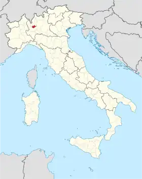 Localisation de Province de Monza et de la Brianza