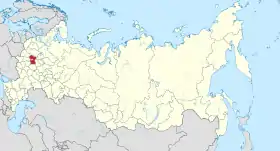 Localisation de Podmoskovié (Oblast de Moscou)