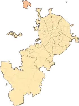 Localisation de District administratif de Zelenograd
