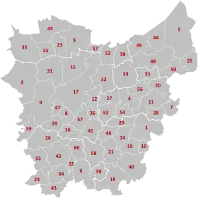 Localisation de Flandre-Orientale
