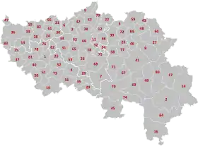 Localisation de Province de Liège