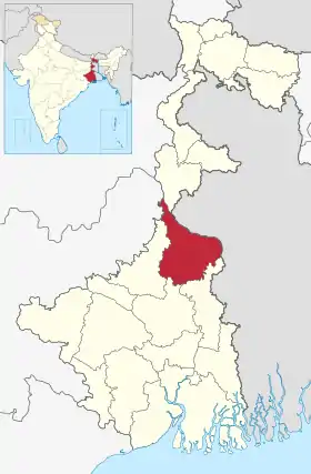 Localisation de District de Murshidabad