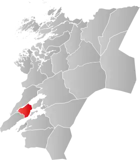 Localisation de Mosvik