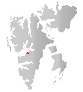 Localisation de Longyearbyen