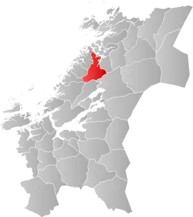 Localisation de Namdalseid