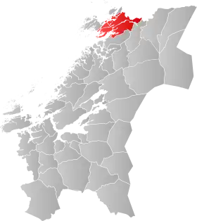 Localisation de Nærøy