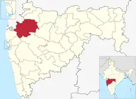 Localisation de District de Nashik