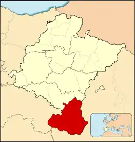 Localisation de Comarque de Tudela