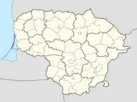 Localisation de Municipalité de Neringa