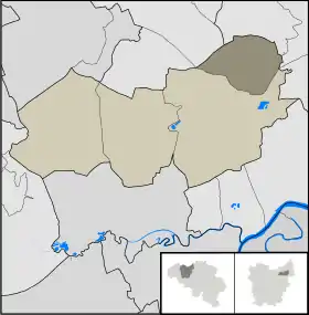 Localisation de Nieuwkerken-Waas