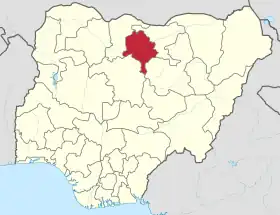 Localisation de État de Kano