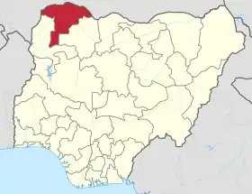 Localisation de Sokoto
