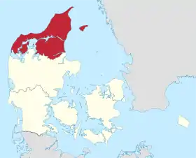 Localisation de Jutland du Nord