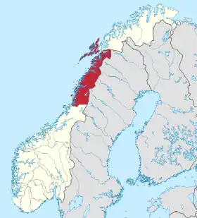 Localisation de Nordland