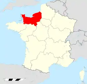 Localisation de Normandie