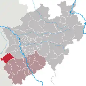 Localisation de Arrondissement de Heinsberg