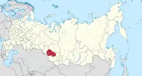 Localisation de Oblast de Novossibirsk