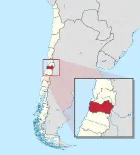 Localisation de Région du Libertador General Bernardo O'Higgins