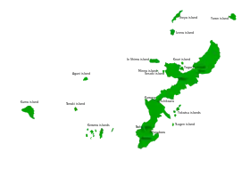 L'archipel d’Okinawa.