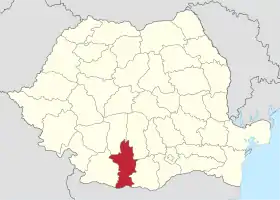 Localisation de Județ d'Olt