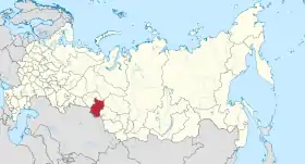Localisation de Oblast d'Omsk