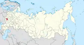 Localisation de Oblast d'Orel