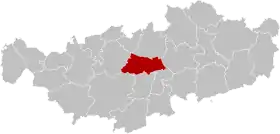 Localisation de Ottignies-Louvain-la-Neuve
