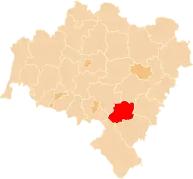 Localisation de Powiat de Dzierżoniów