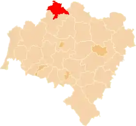 Localisation de Powiat de Głogów