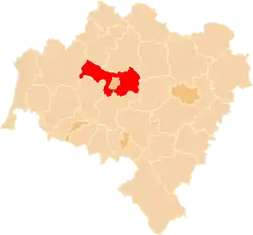 Localisation de Powiat de Legnica