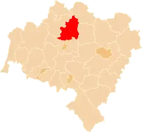 Localisation de Powiat de Lubin