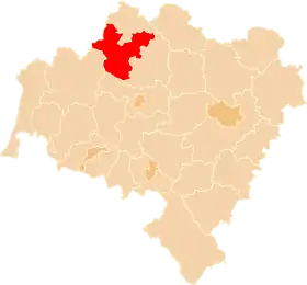Localisation de Powiat de Polkowice