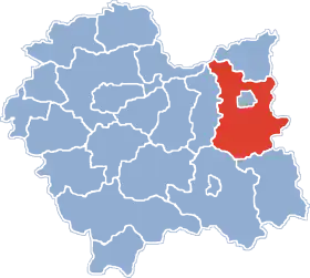 Localisation de Powiat de Tarnów