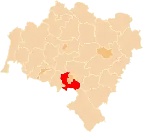 Localisation de Powiat de Wałbrzych