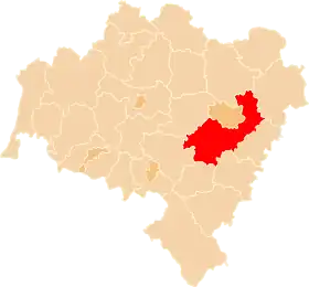 Localisation de Powiat de Wrocław