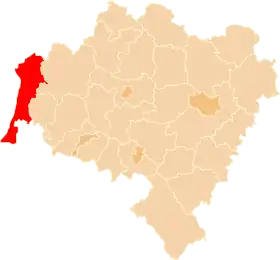 Localisation de Powiat de Zgorzelec