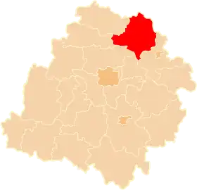 Localisation de Powiat de Łowicz