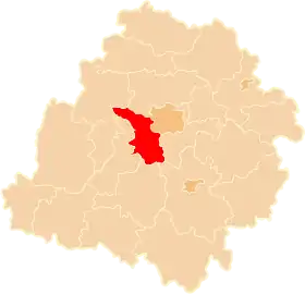 Localisation de Powiat de Pabianice