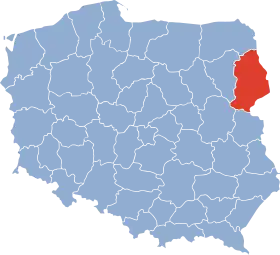 Localisation de Voïvodie de Konin