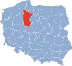 Localisation de Voïvodie de Bydgoszcz