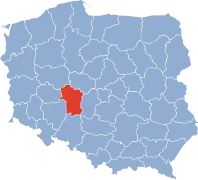 Localisation de Voïvodie de Kalisz