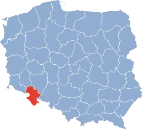 Localisation de Voïvodie de Wałbrzych