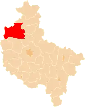 Localisation de Powiat de Czarnków-Trzcianka