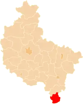 Localisation de Powiat de Kępno