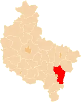 Localisation de Powiat de Kalisz