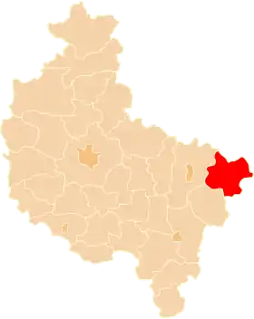 Localisation de Powiat de Koło