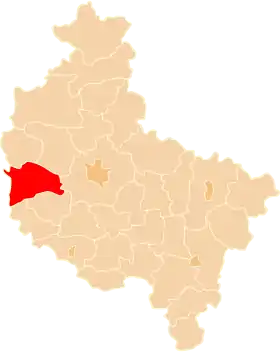 Localisation de Powiat de Nowy Tomyśl