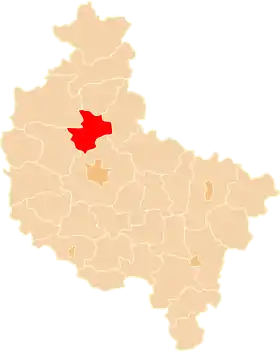 Localisation de Powiat d'Oborniki